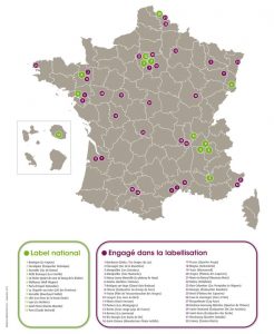 Palmares des 13 quartiers labellises EcoQuartier en France en 2013