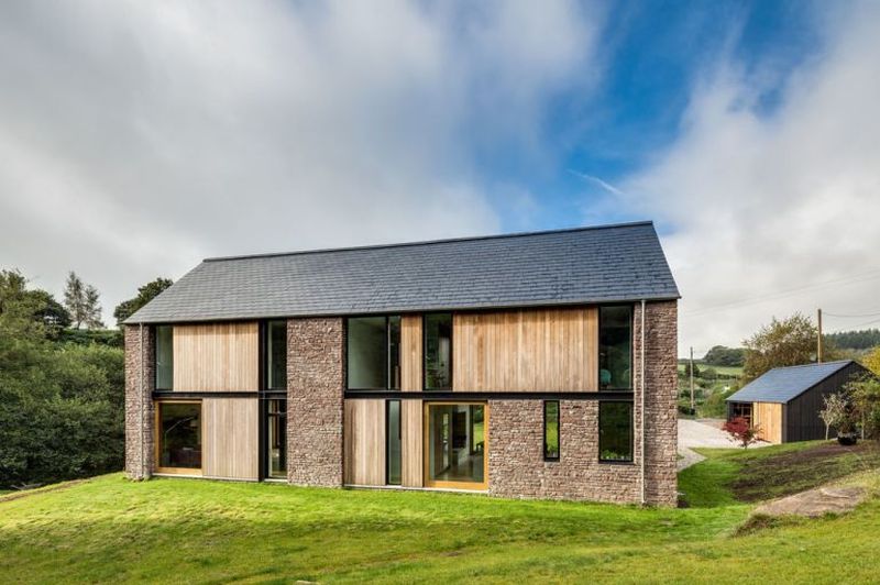 Façade principale - The-Nook par Hall+Bednarczyk - Monmouthshire - Nouvelle-Zelande