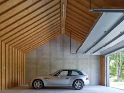 Garage - House-lane par Maziar-Behrooz-Architecture - Nouveau-Mexique - USA