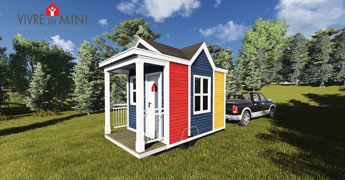 La Puce une tiny house compacte et colorée pour le fun Build Green