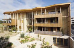 Bâtiment B façade sud avec jardin - Mascobado par Architecture & Environnement - Montpellier, France