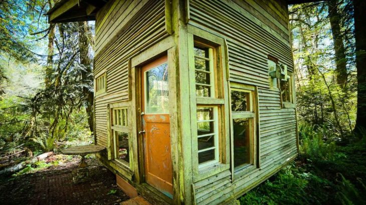 Une - Forest-cabane par Jacob Witzling - Washington, USA