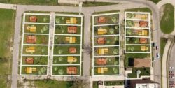Plan du site - Tiny-House par CCSS - Detroit, USA © jetsongreen