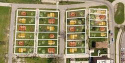 Plan du site - Tiny-House par CCSS - Detroit, USA © jetsongreen