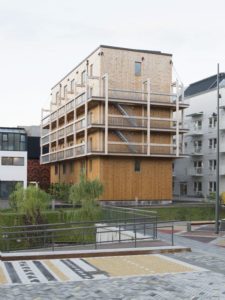 Vue côté - The-Wooden Box-House par SPRIDD architecs- Suède ©MikaelOlsson