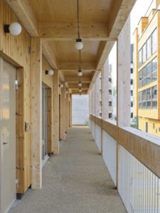 balcon - The-Wooden Box-House par SPRIDD architecs- Suède ©MikaelOlsson
