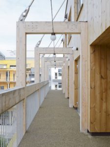 balcon coursive - The-Wooden Box-House par SPRIDD architecs- Suède ©MikaelOlsson