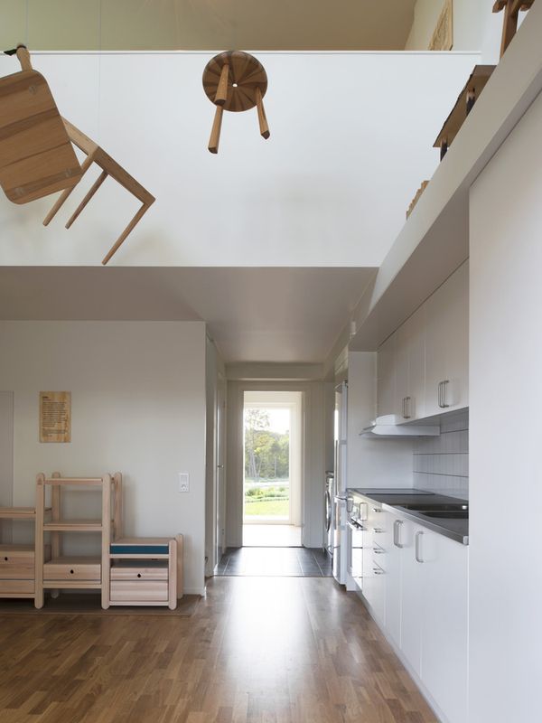 cuisine - The-Wooden Box-House par SPRIDD architecs- Suède ©MikaelOlsson
