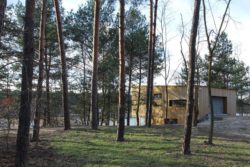 vue jardin - Week-end house par Hantabal architekti - Slovaquie