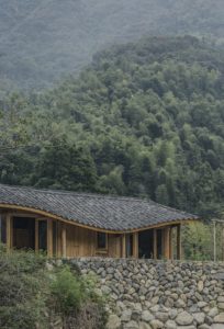 Façade principale et vue paysage - Springstream-House par WEI architects - Fuding, Chine © Weiqi Jin