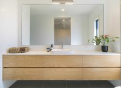 Lavabo salle de bains - Core 9 par Beaumont Concepts - Cape Paterson, Australie © Warren Reed