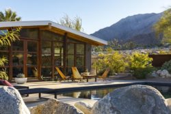 Salon terrasse design - Chino-Canyon-House par Hundred Mile House, Palm Springs - USA © Lance Gerber