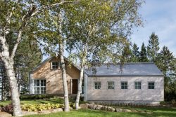 Façade principale bois - High-Altitude-Style par Jane Hope - Saint-Sauveur, Canada © Adrien Williams