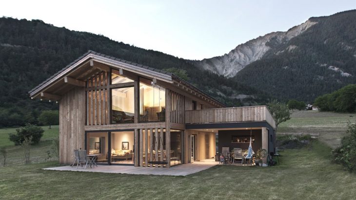 Une-CNR-House par Alp-Architecture - Vollèges, Suisse © Christophe Voisin