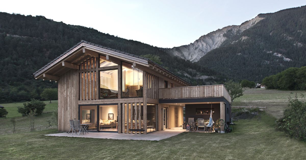Une-CNR-House par Alp-Architecture - Vollèges, Suisse © Christophe Voisin