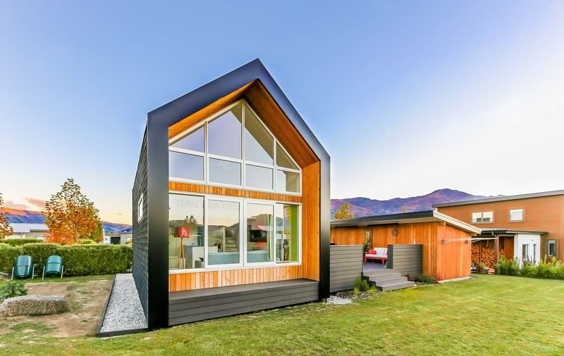façade principale - Tiny-house-concept - Nouvelle-Zelande, Wanaca © Living Big