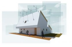 Energie éolien - The-Zero-Emission-Neighborhood par Architecture-Humans - Prestina, Kosovo