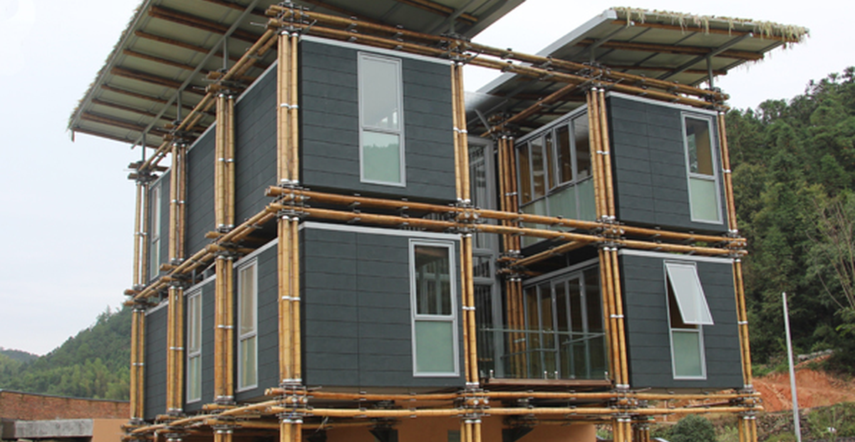 Une Maison En Bambou Inspiree Du Feng Shui Avec Geothermie Build Green