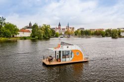 Vue panoramique - Houseboat par Nautilus - Berlin, Allemagne © Nautilus