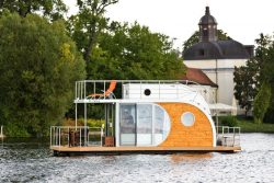Vue terrasse - Houseboat par Nautilus - Berlin, Allemagne © Nautilus