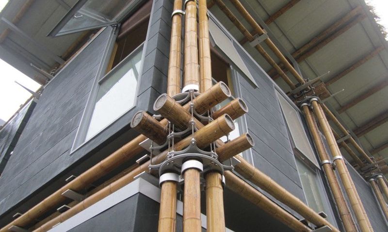 construction modulaire bambou - casa-de-bambu par Cardenas de Milan - Zhejiang, Chine © Cardenas de Milan