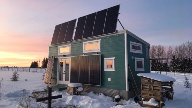 Une-Tiny House l'expérience du froid canadien de Zerbin