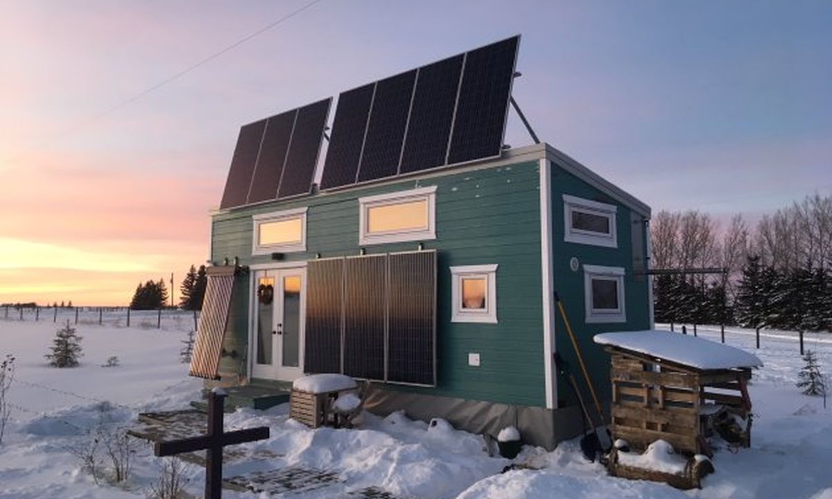 Une-Tiny House l'expérience du froid canadien de Zerbin