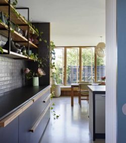 Meuble cuisine avec plante rampante - Annexe par Bent - Australie © notapaperhouse