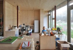 Intérieur en bois - oosterword-bureau SLA and ZakenMaker - Pays Bas - Photo Filip Dujardin