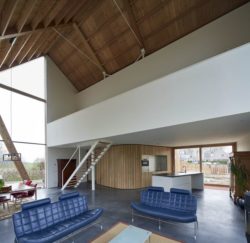 Pièce de vie - Barnhouse par RVArchitecture - Werkhoven, Pays-Bas © Rene de Wit