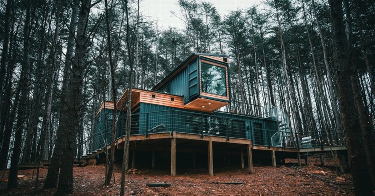 Une - Box-Hop par Emily-Seth - Hocking Hills, Etats-Unis © Moody Cabin Girl