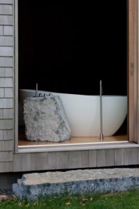Salle de bains - Woodstock Vermont Farm par Rick-Joy - Vermont, USA © Jean-Luc Laloux