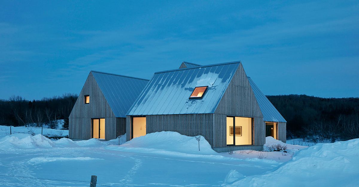 Une - Hatley-House par Pelletier-Fontenay - Hatley, Canada © James Brittain