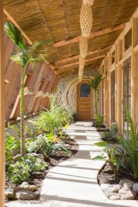 Jardin intérieur - Earthship Te Timatanga par Gus-Sarah - Waikato, Nouvelle-Zelande
