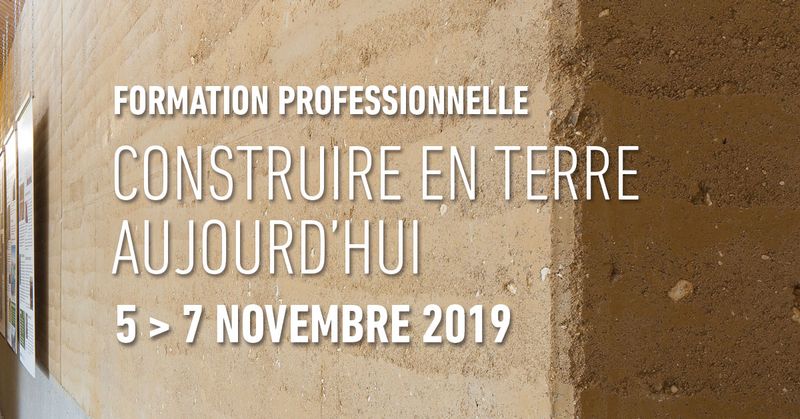 Formation Professionnelle - Construire en terre aujourd'hui