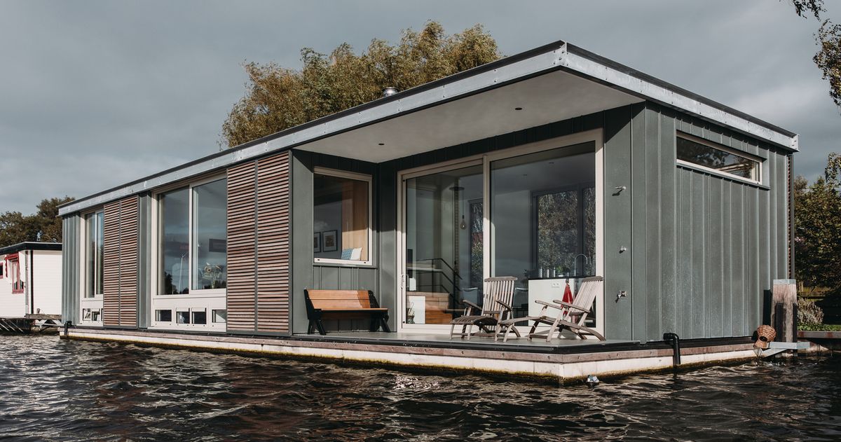 Une - Floating-Villa par vanOmmeren-architecten - Haarlem, Pays-Bas