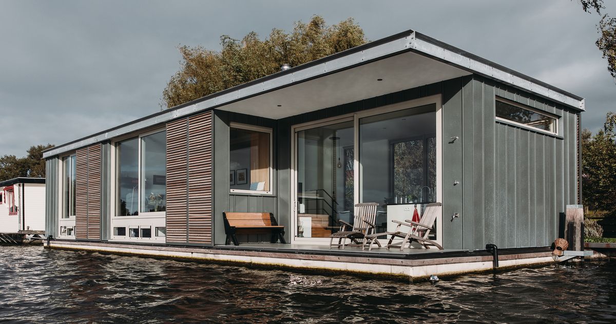 Une - Floating-Villa par vanOmmeren-architecten - Haarlem, Pays-Bas