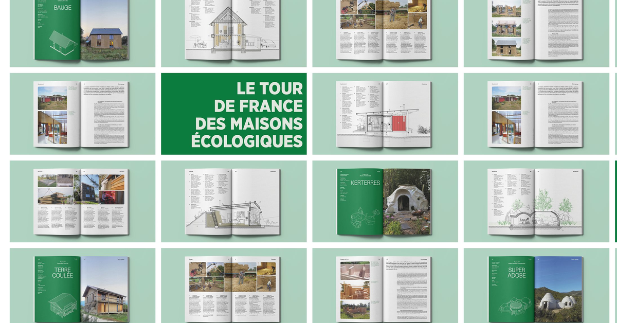 Livre Tour de France des Maisons Écologiques