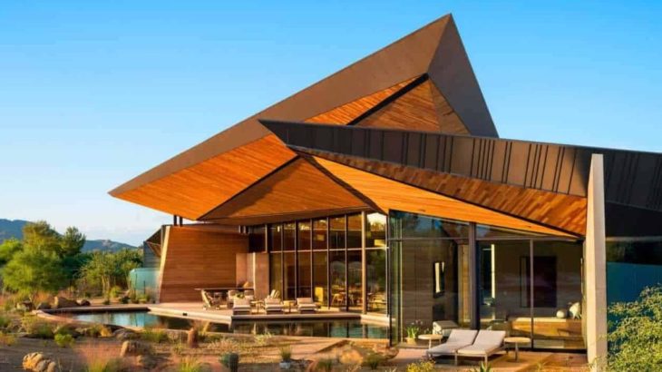 Une-- Rammed-Earth-Home par Kendle-Design-Collaborative - Arizona, USA © Alexander Vertikoff