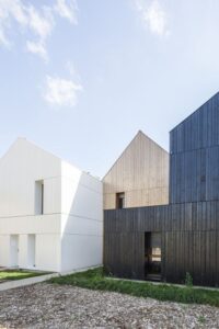 13 Maisons bois paille par NZI architectes - Nogent le Rotrou (FRr-28) © Juan Sepulveda Grazioli