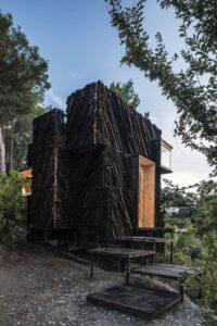 Voxel-a Cabane de confinement par Iaac-Espagne - photo Adrià Goula Sardà