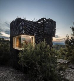 Voxel-a Cabane de confinement par Iaac-Espagne - photo Adrià Goula Sardà