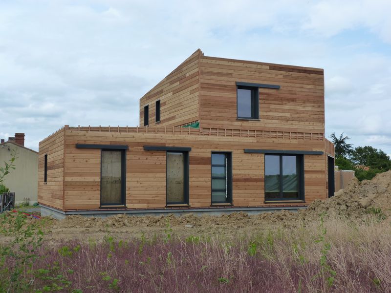 Ite D Une Maison Bois Bioclimatique