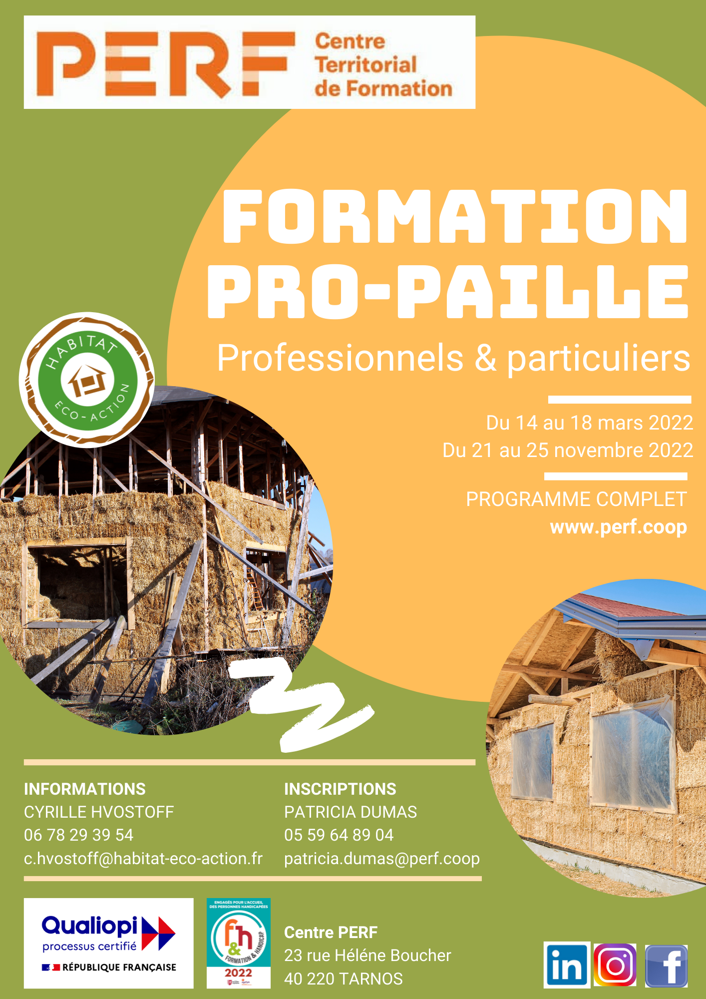 FORMATION PRO-PAILLE – Perf – Tarnos (FR-40)