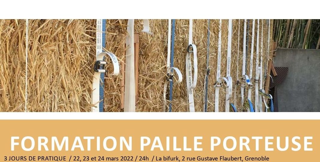 Formation pratique et théorique sur la paille porteuse – Association Nebraska – Grenoble (FR-38)