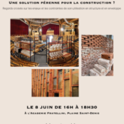 Colloque Réemploi : une solution pérenne pour la construction ? Plaine-Saint-Denis (FR-93)