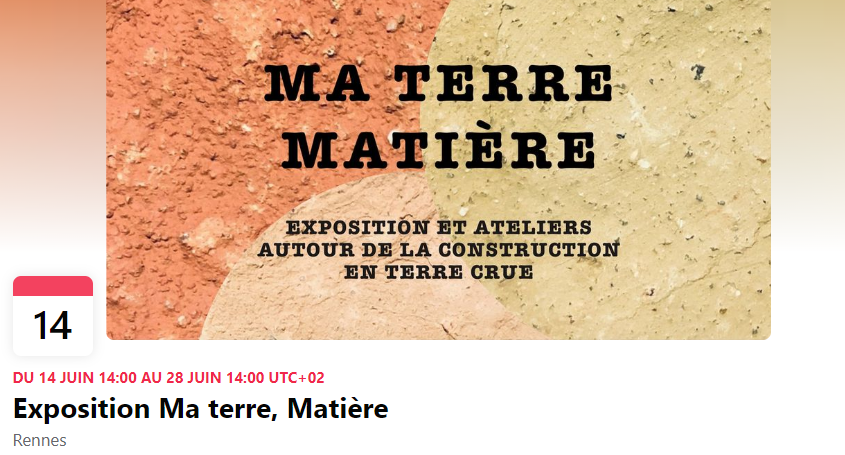 Exposition Ma terre, Matière – Acroterre – Rennes (FR-35)