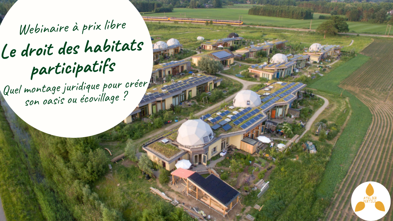 Webinaire à prix libre « Le droit des habitats participatifs »