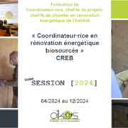 Formation Coordinateur.trice en rénovation énergétique biosourcée – Rhône (69) – Oïkos