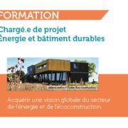 Formation certifiante « Chargé.e de projet Energie et bâtiment durables » au CNCP